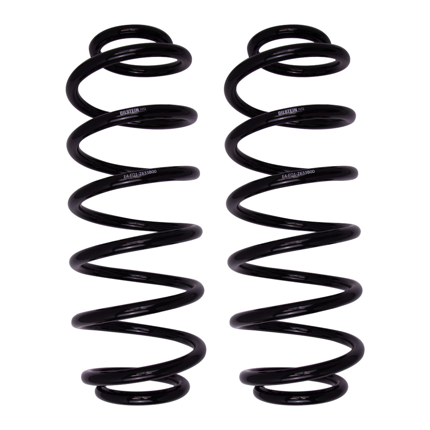 BILSTEIN | Coil Spring Set Jeep Wrangler JL 18+ Rear 4dr 2 Inch B12 (Special) | 53-322425, black coil springs
