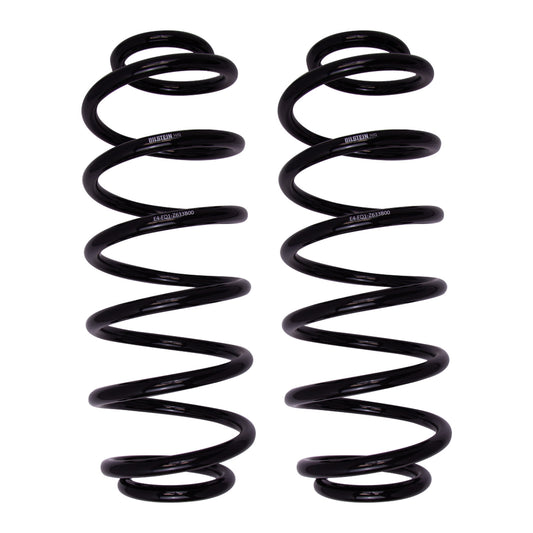 BILSTEIN | Coil Spring Set Jeep Wrangler JL 18+ Rear 4dr 2 Inch B12 (Special) | 53-322425, black coil springs