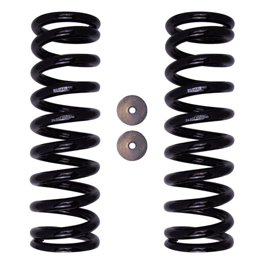 BILSTEIN | Coil Spring Set Tacoma/4R/FJ/GX 700lb Spring Kit 8112 B12 (Special)  | 53-332837 showing black coil springs and spacers.