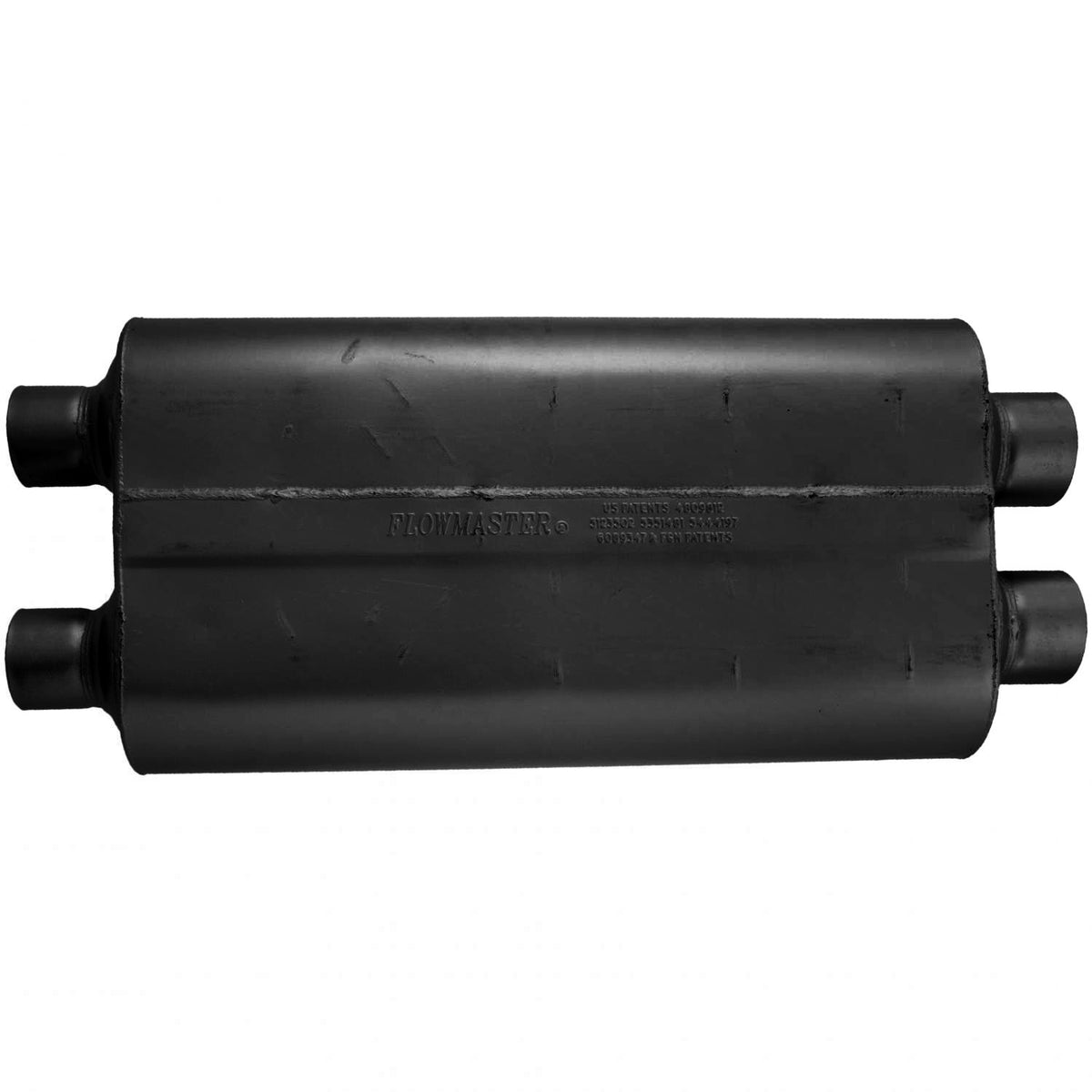 FLOWMASTER 50 Series Big Block Chambered Muffler 50 Big Block 3.00 Dual In 2.50 Dual Out Mild Sound