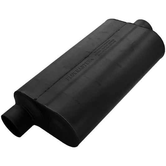 FLOWMASTER Super 50 Series Chambered Muffler Super 50 3.00 Offset In 3.00 Center Out Mild Sound