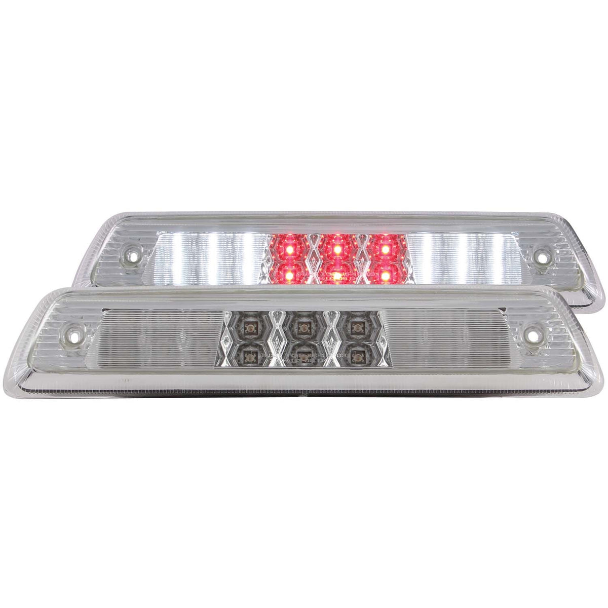 ANZO USA ZUKT_531072 Anzo ZUKT_531072 Third Brake Light Assembly LED Clear Lens Chrome