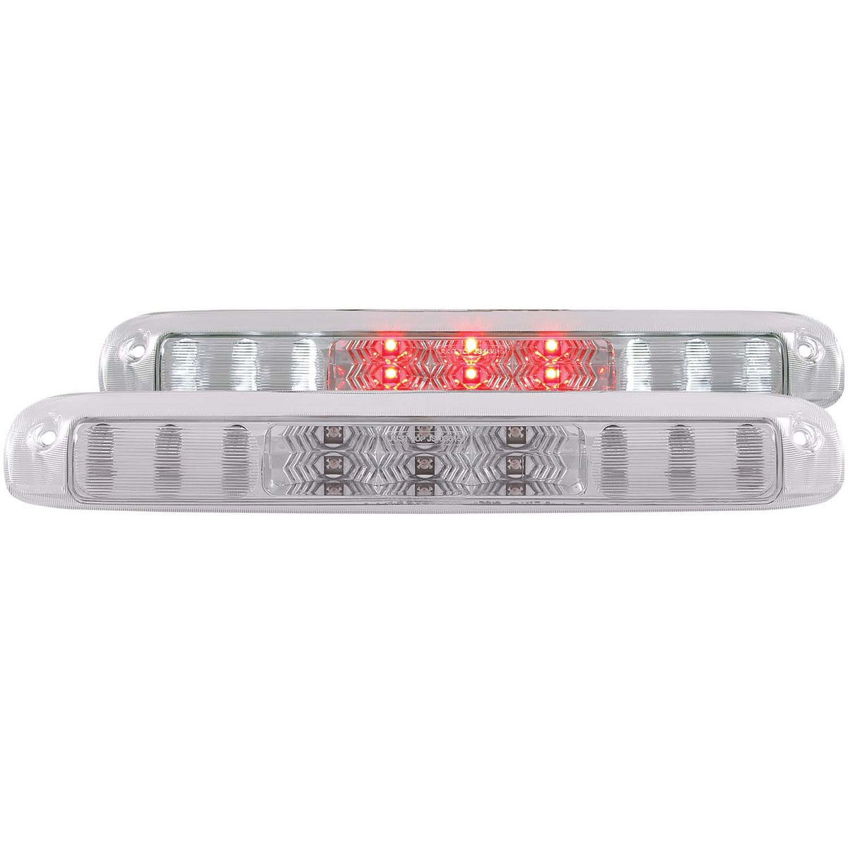 ANZO USA ZUKT_531074 Anzo ZUKT_531074 Third Brake Light Assembly LED Clear Lens Chrome