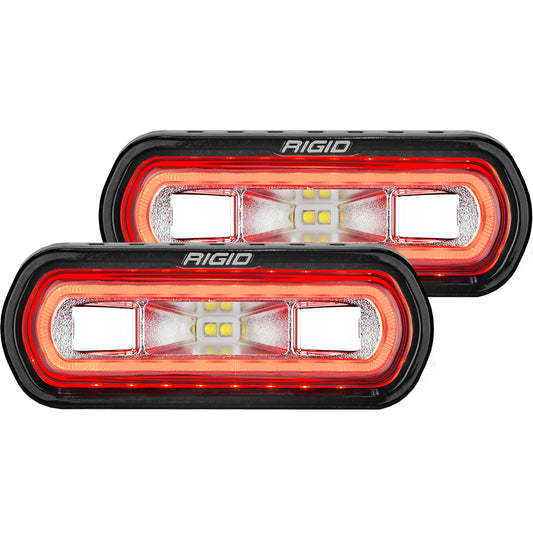 RIGID INDUSTRIES | SR-L Series Off-Road Spreader Pod 3 Wire Surface Mount with Amber Halo Pair RIGID Industries | 53123