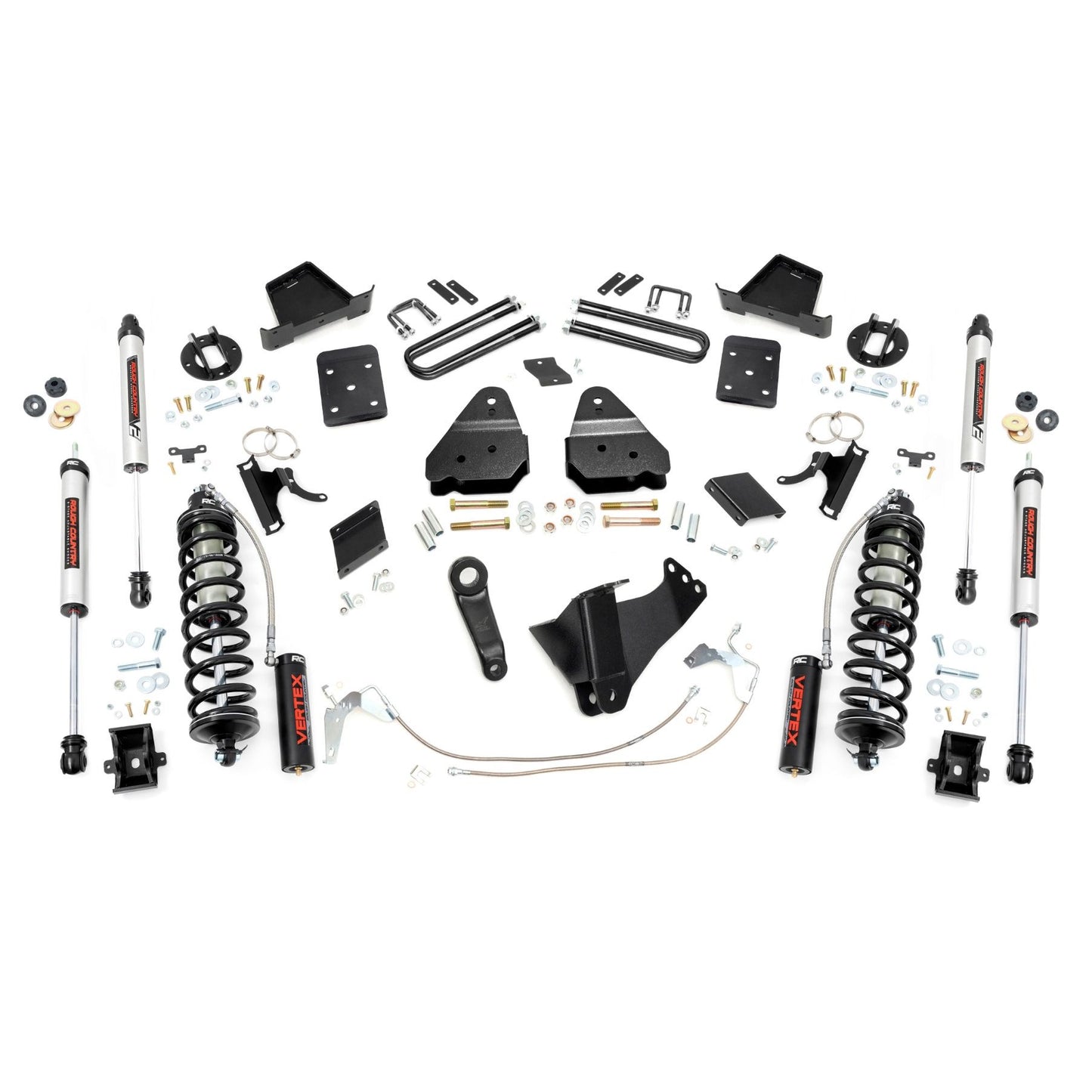 ROUGH COUNTRY | 6 Inch Lift Kit    Gas    OVLD    C/O V2  Ford F-250 Super Duty (15-16) | 54958