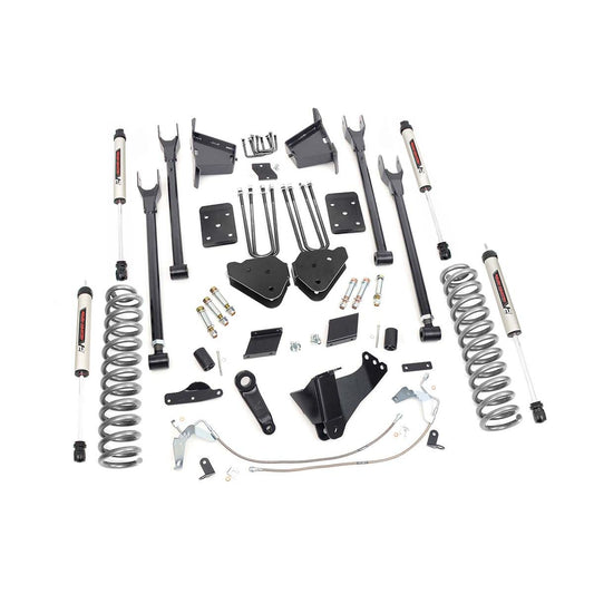 ROUGH COUNTRY 6 Inch Lift Kit | 4-Link | No OVLD | V2 | Ford F-250 Super Duty 4WD (11-14) | 53270