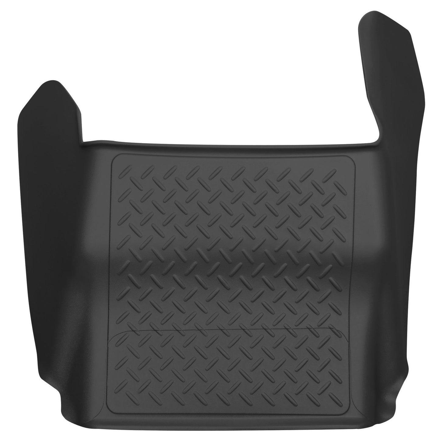 Husky Liners | X-act Contour Center Hump Floor Liner For 2009-2014 F-150 Husky Liners | 53351 in black rubber design.