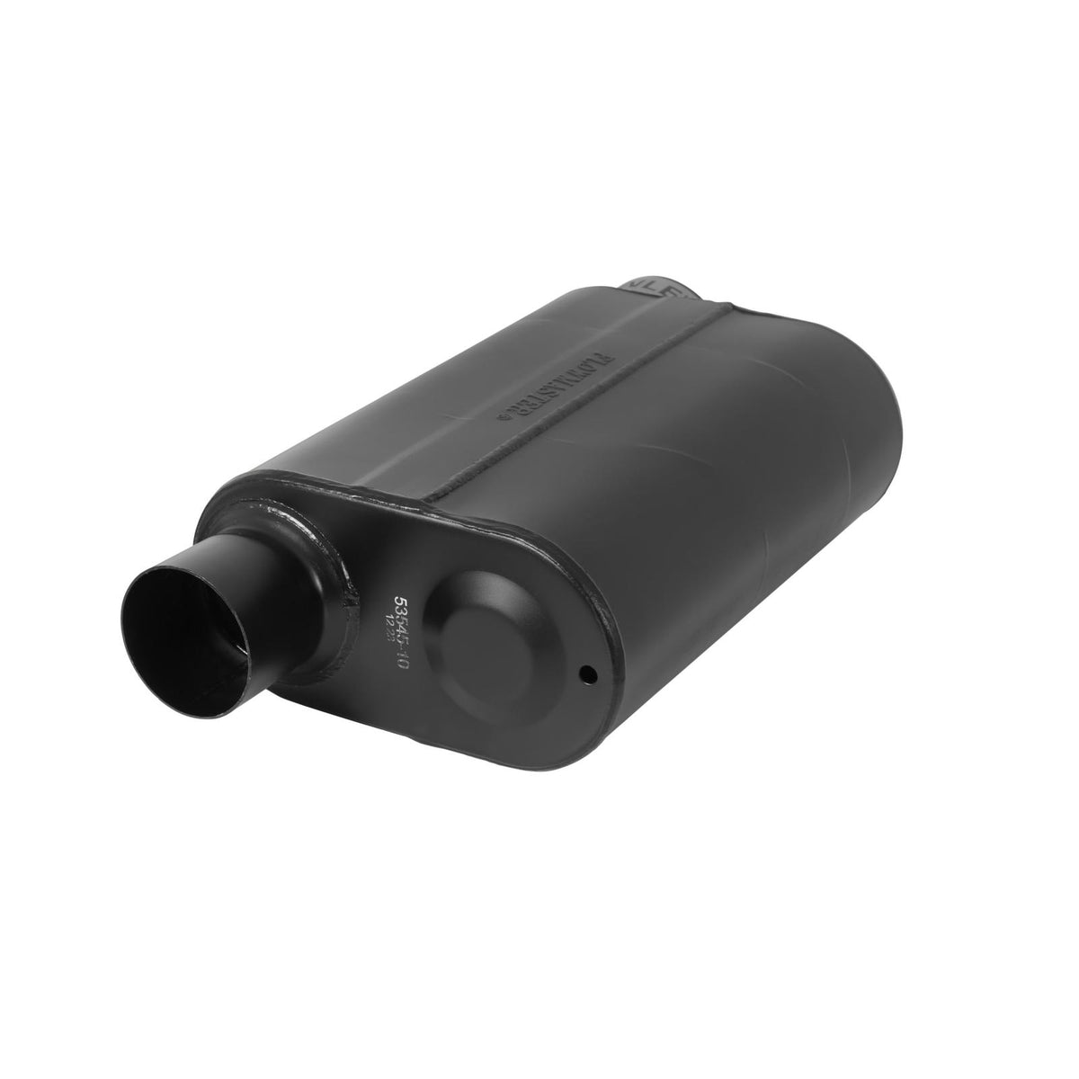 FLOWMASTER Alcohol Race Muffler Alcohol Race Muffler 3.50 Offset In 3.00 Same Side Out Aggressive Sound