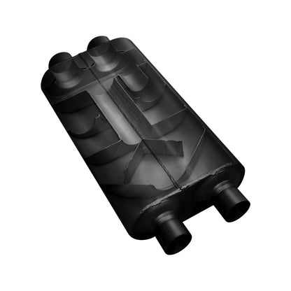 FLOWMASTER 50 Series Big Block Chambered Muffler 50 Big Block 3.50 Offset In 3.50 Offset Out Mild Sound