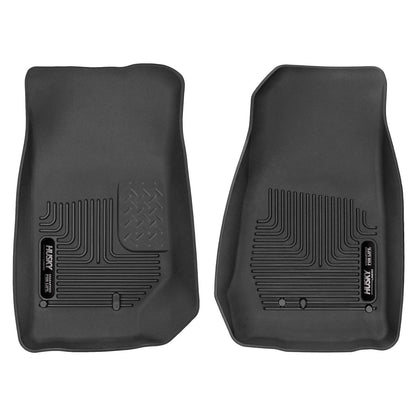 Husky Liners | X-act Contour Front Floor Liners For 2007-201 Jeep Wrangler JK 2/4Door Husky Liners | 53571, durable and fitted.
