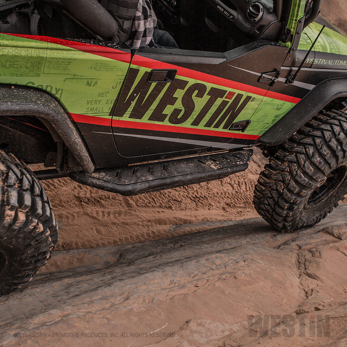 Westin Triple Tube Rock Rail Steps 2007-2018 Jeep Wrangler JK 2dr