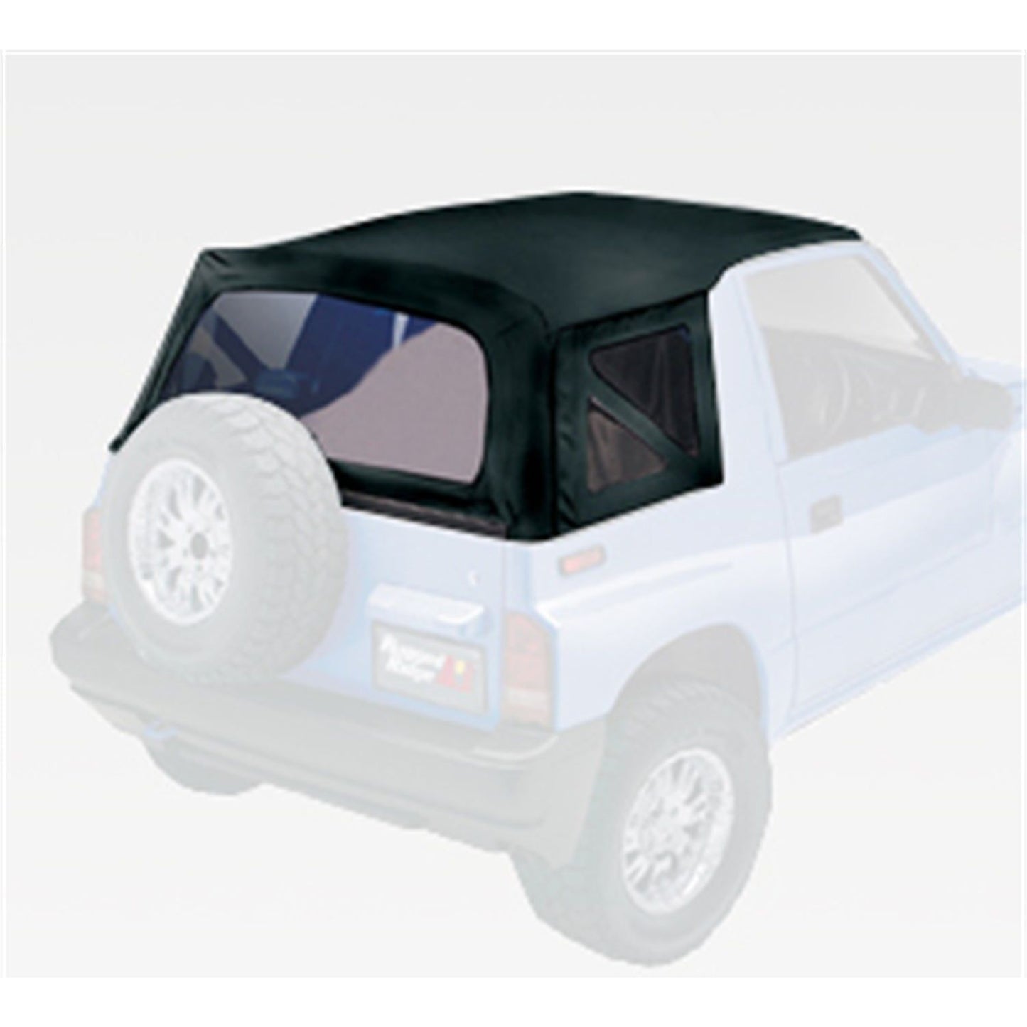 RUGGED RIDGE | 53723.15 | 95-97 Suzuki Tracker/95-98 Sidekick Soft Top Blk-De