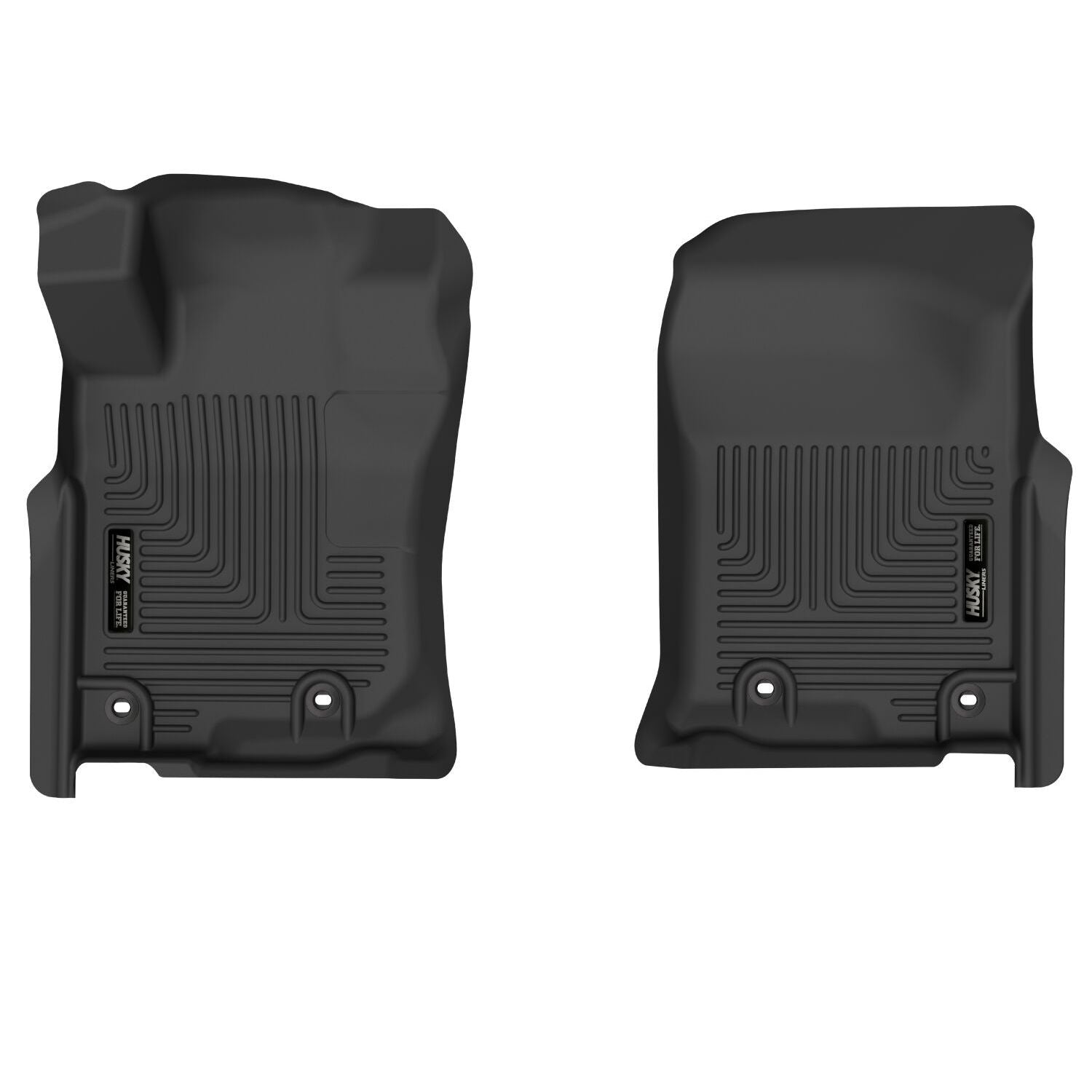 Husky Liners | X-act Contour Front Floor Liners For 2013-2024 4Runner/GX460 Husky Liners | 53761 in black