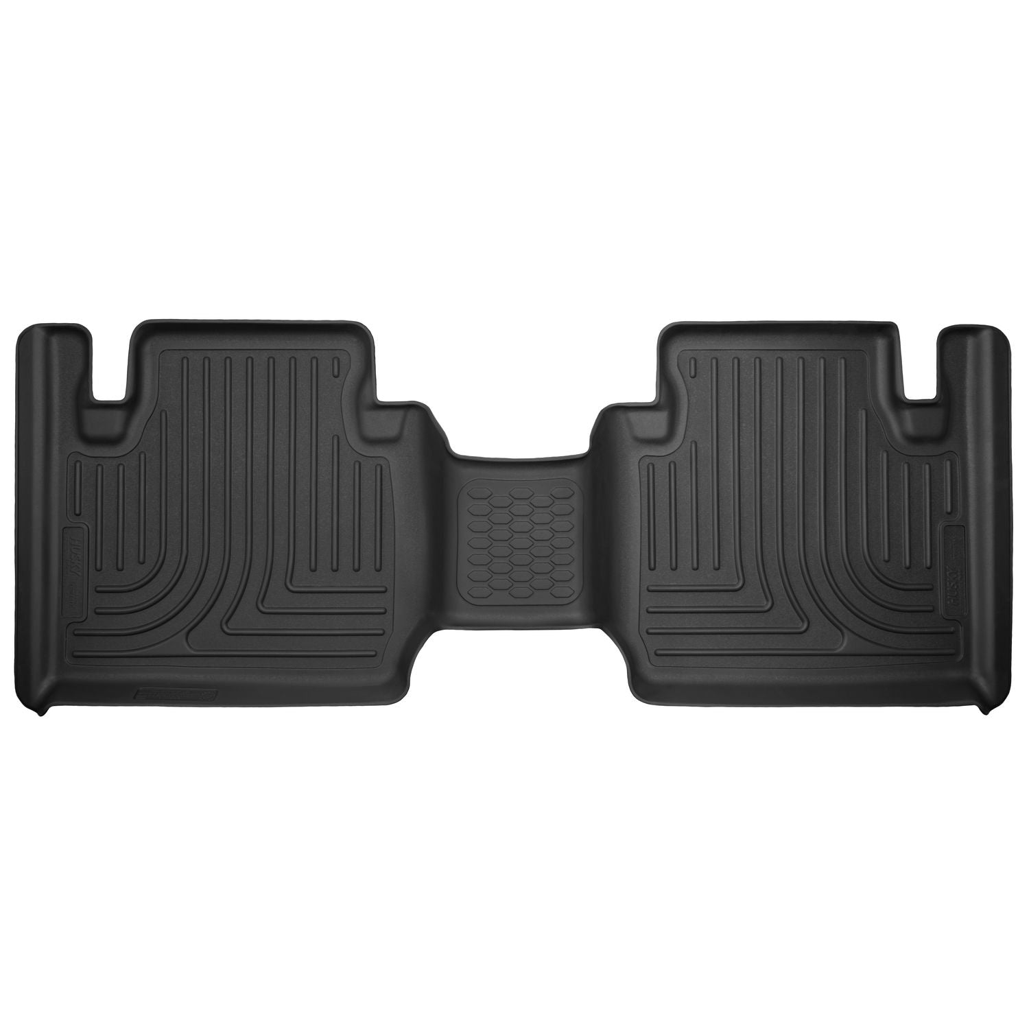 Husky Liners | X-act Contour 2nd Seat Floor Liner For 2012-2023 Tacoma Husky Liners | 53831 in black rubber design.