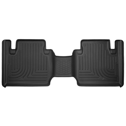 Husky Liners | X-act Contour 2nd Seat Floor Liner For 2012-2023 Tacoma Husky Liners | 53831 in black rubber design.