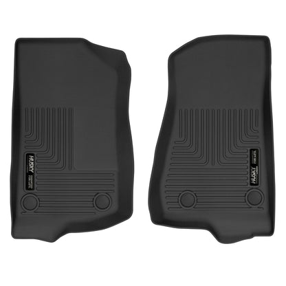 Husky Liners | X-act Contour Front Floor Liners For 2018-2024 Jeep Wrangler JL 2020-2025 Jeep Gladiator Husky Liners | 54531