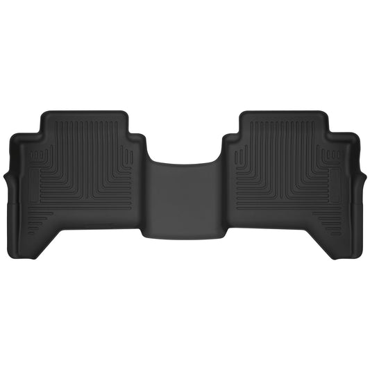 Husky Liners | X-act Contour 2nd Seat Floor Liner For 2019-2023 Ranger Crew Cab Husky Liners | 54711 in black color.