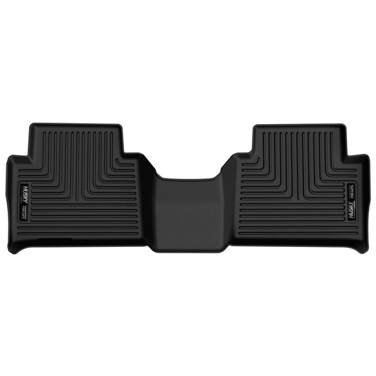 Husky Liners | X-act Contour 2nd Seat Floor Liner For 2023-2025 Colorado/Canyon Husky Liners | 54971 in black rubber.