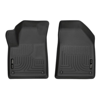 Husky Liners | X-act Contour Front Floor Liners For 2015-2023 Jeep Cherokee Husky Liners | 55431 - Black rubber mats