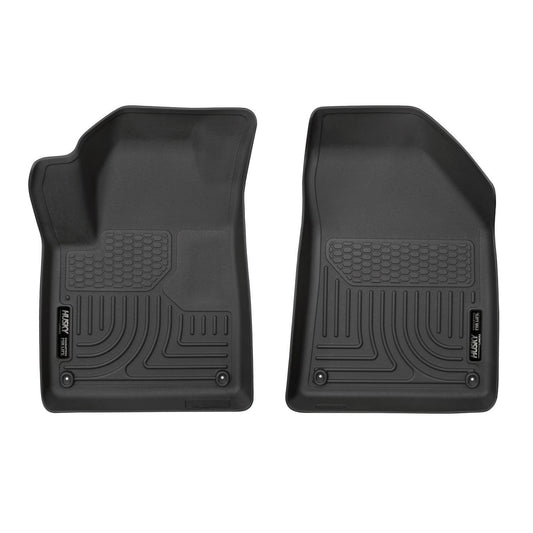Husky Liners | X-act Contour Front Floor Liners For 2015-2023 Jeep Cherokee Husky Liners | 55431 - Black rubber mats