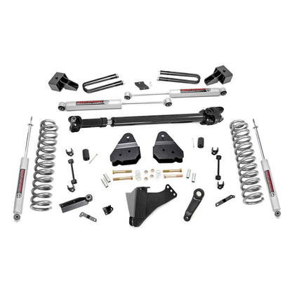 ROUGH COUNTRY 4.5 Inch Lift Kit | DRW | FR Drive Shaft | Ford F-350 Super Duty 4WD (17-22) | 55931