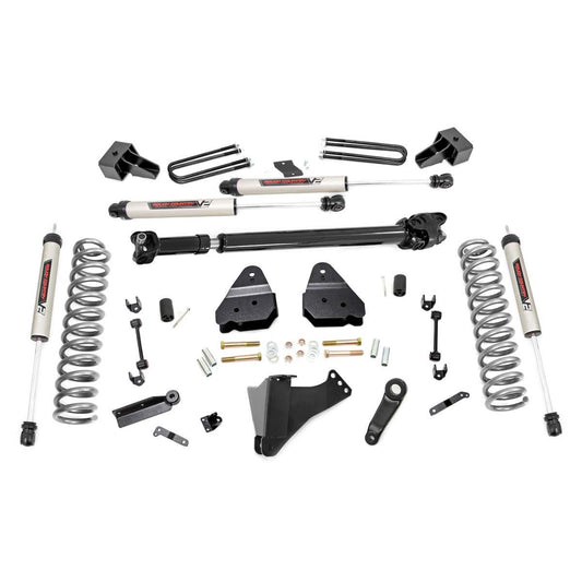 ROUGH COUNTRY 4.5 Inch Lift Kit | DRW | D/S | V2 | Ford F-350 Super Duty 4WD (2017-2022) | 55971