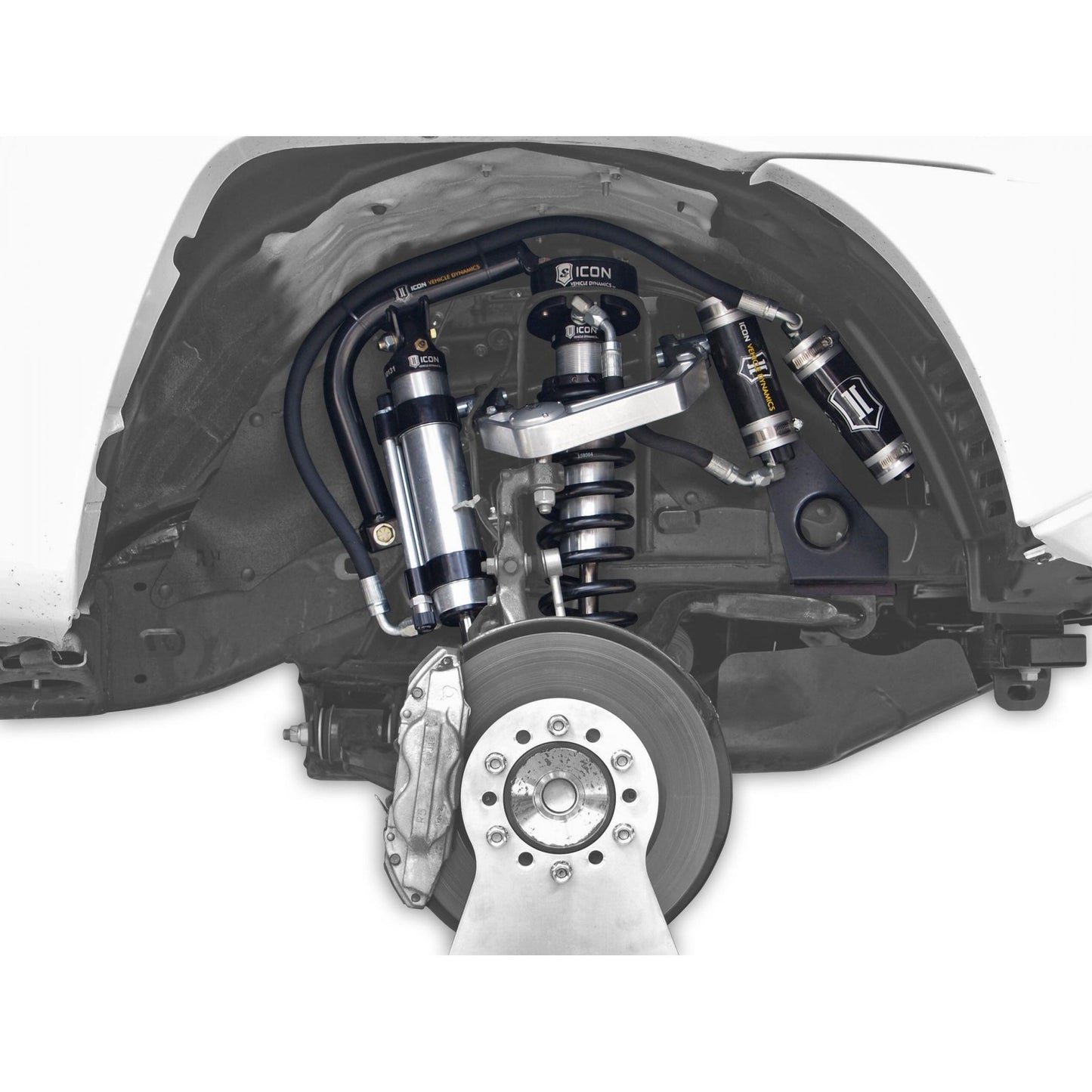 ICON VEHICLE DYNAMICS | 2007-2014 Toyota FJ Cruiser/2003-2024 Toyota 4Rrunner/2005-2023 Toyota Tacoma S2 Shock Hoop Kit Icon Vehicle Dynamics | 56102