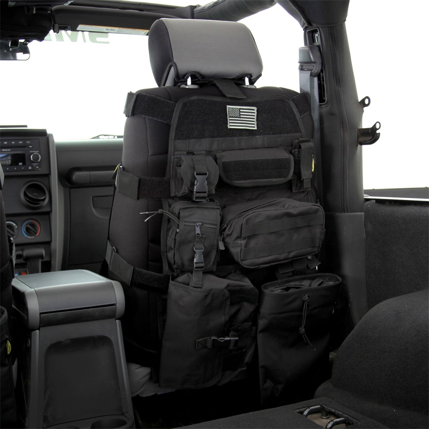 SMITTYBILT | Gear Seat Cover Front Black 76-18 CJ & Wrangler YJ/TJ/LJ/JK Smittybilt |5661001