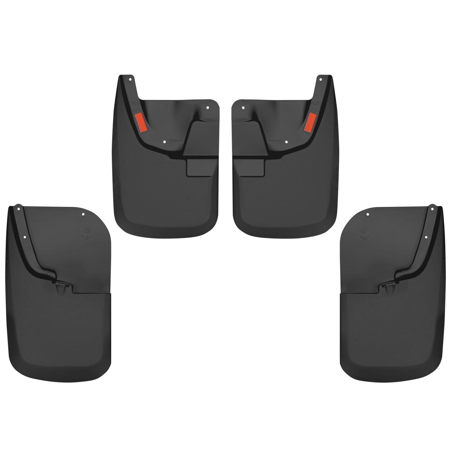 Husky Liners | Custom Mud Guards Front and Rear Mud Guard Set For 2011-2016 F-250/F-350 Super Duty Husky Liners | 56686