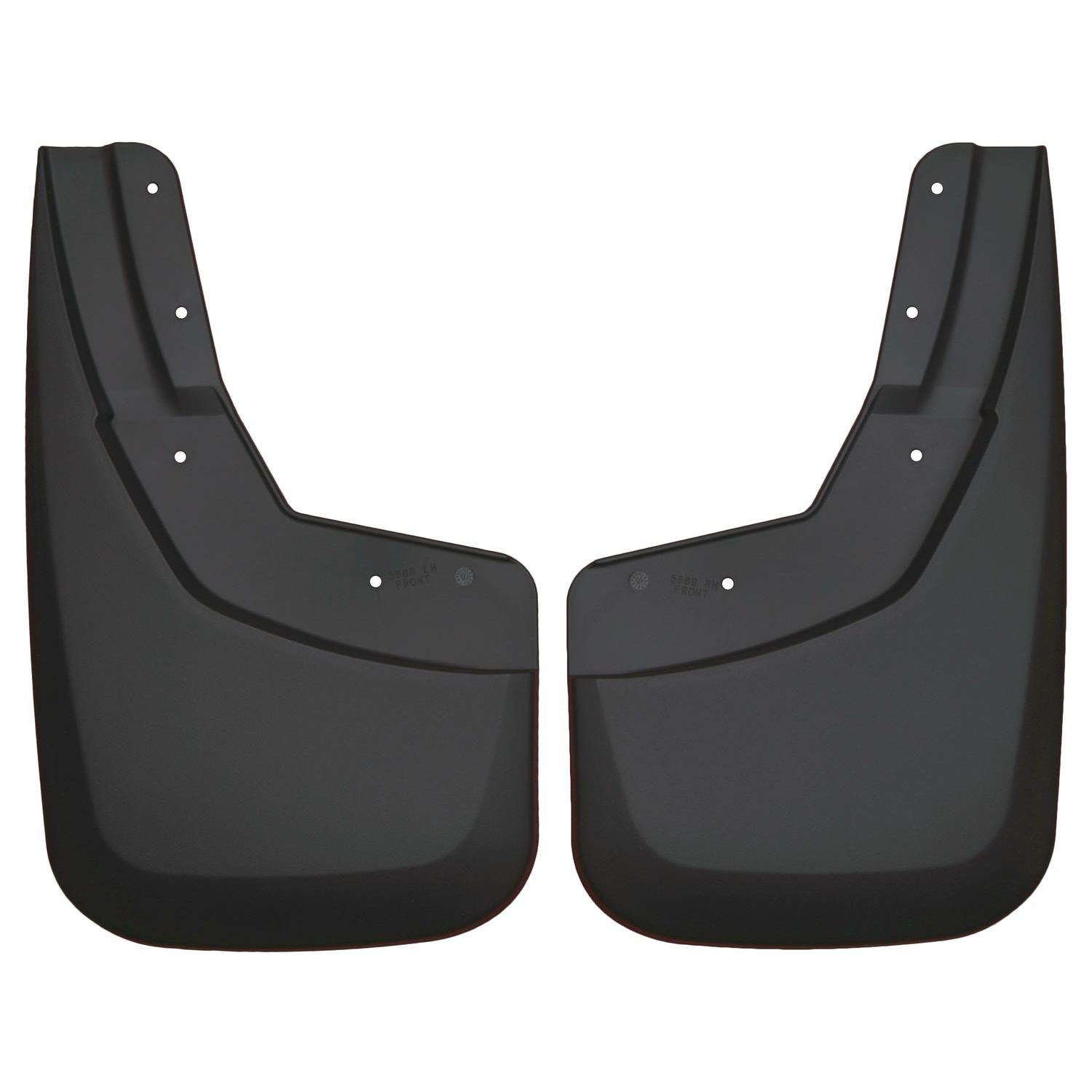 Husky Liners | Custom Mud Guards Front Mud Guards For 2014-2019 Silverado 1500/1500 LD/2500 HD/3500 HD Husky Liners | 56881 black mud guards