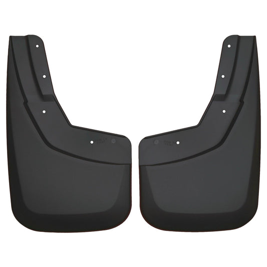 Husky Liners | Custom Mud Guards Front Mud Guards For 2014-2019 Silverado 1500/1500 LD/2500 HD/3500 HD Husky Liners | 56881 black mud guards