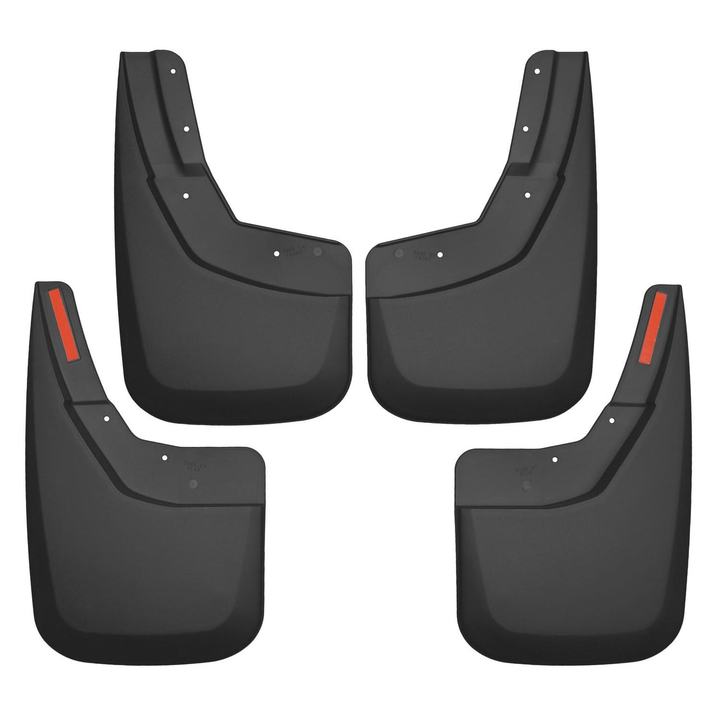 Husky Liners | Custom Mud Guards Front and Rear Mud Guard Set For 2014-2019 Silverado 1500/1500 LD/2500 HD/3500 HD Husky Liners | 56886