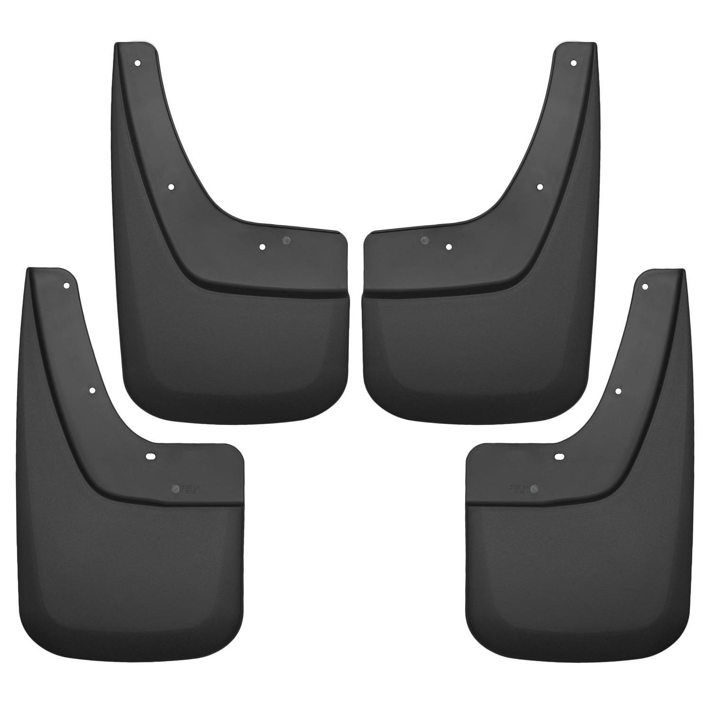 Husky Liners | Custom Mud Guards Front and Rear Mud Guard Set For 2014-2019 Sierra 1500/1500 Limited/2500 HD/3500 HD Husky Liners | 56896