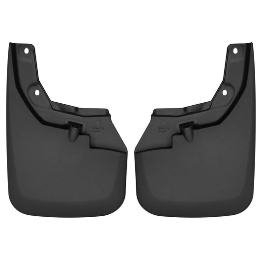 Husky Liners | Custom Mud Guards Front Mud Guards For 2016-2023 Tacoma Husky Liners | 56941, durable black mud guards.