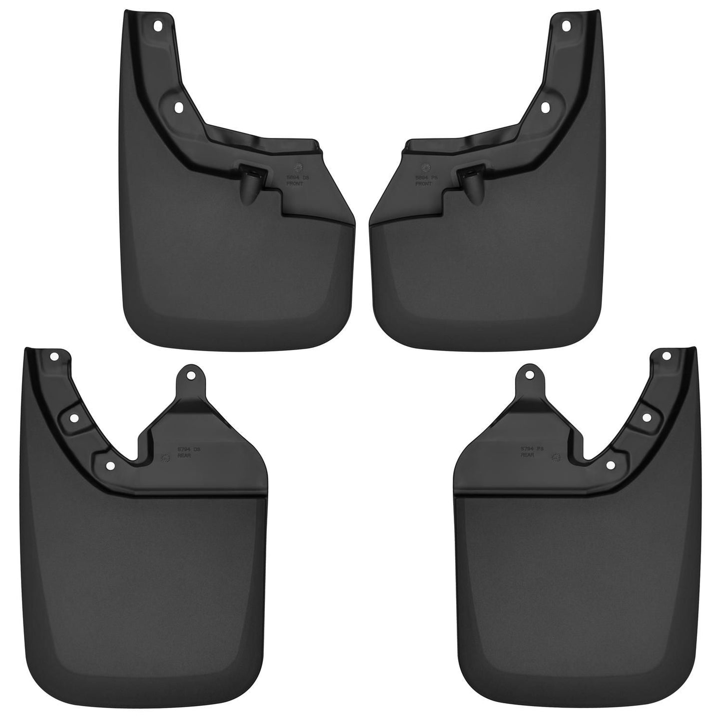 Husky Liners | Custom Mud Guards Front and Rear Mud Guard Set For 2016-2023 Tacoma Husky Liners | 56946 - set of four mud guards