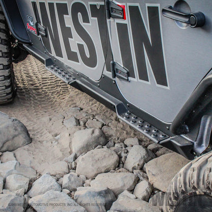 Westin Rock Slider Steps 2007-2018 Jeep Wrangler JK 4dr