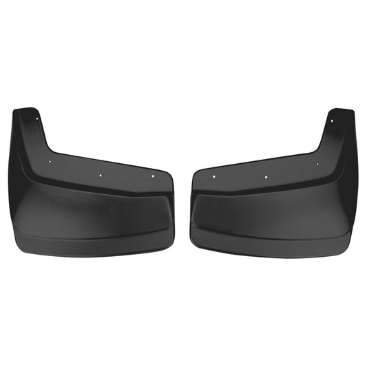 Husky Liners | Custom Mud Guards Dually Rear Mud Guards For 2006-2009 Ram 3500 Husky Liners | 57121 in black color.