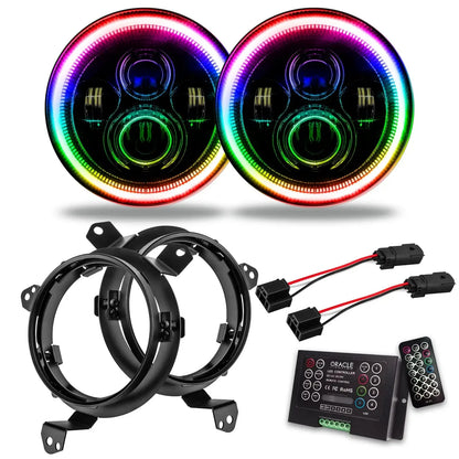 ORACLE Lighting | 7-inch LED Headlight Kits | Wrangler JL / Gladiator JT | Select Kit Options
