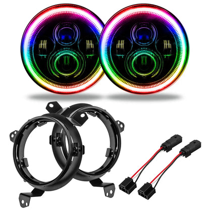 ORACLE Lighting | 7-inch LED Headlight Kits | Wrangler JL / Gladiator JT | Select Kit Options