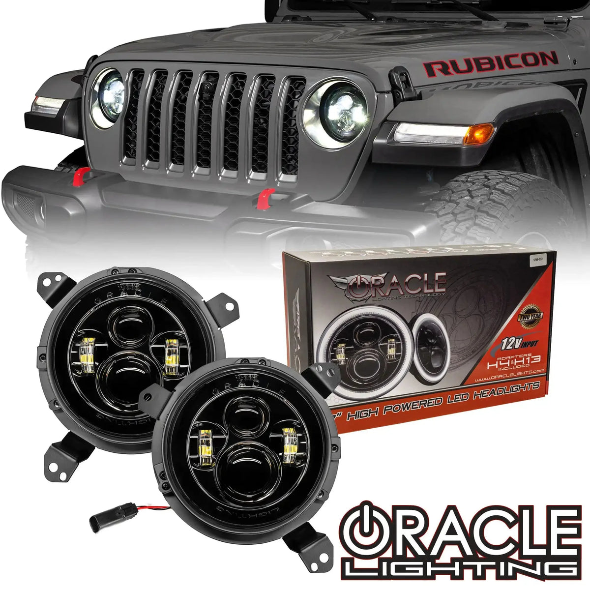 ORACLE Lighting | 7-inch LED Headlight Kits | Wrangler JL / Gladiator JT | Select Kit Options