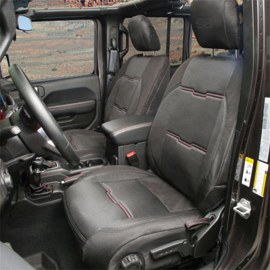 SMITTYBILT | Neoprene Seat Cover Set Front/Rear Black Gen 2 2018-2020 Jeep Wrangler JL 3.6L 4 Door Only Smittybilt |577101