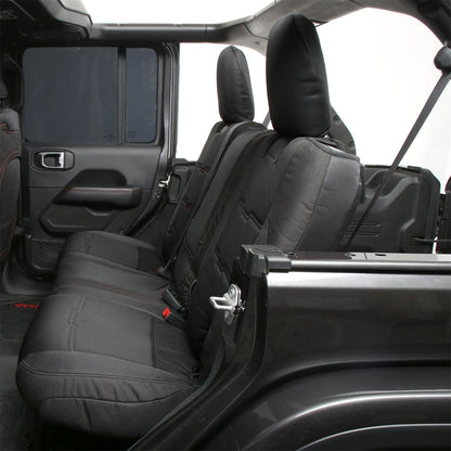 SMITTYBILT | Neoprene Seat Cover Set Front/Rear Black Gen 2 2018-2020 Jeep Wrangler JL 3.6L 4 Door Only Smittybilt |577101
