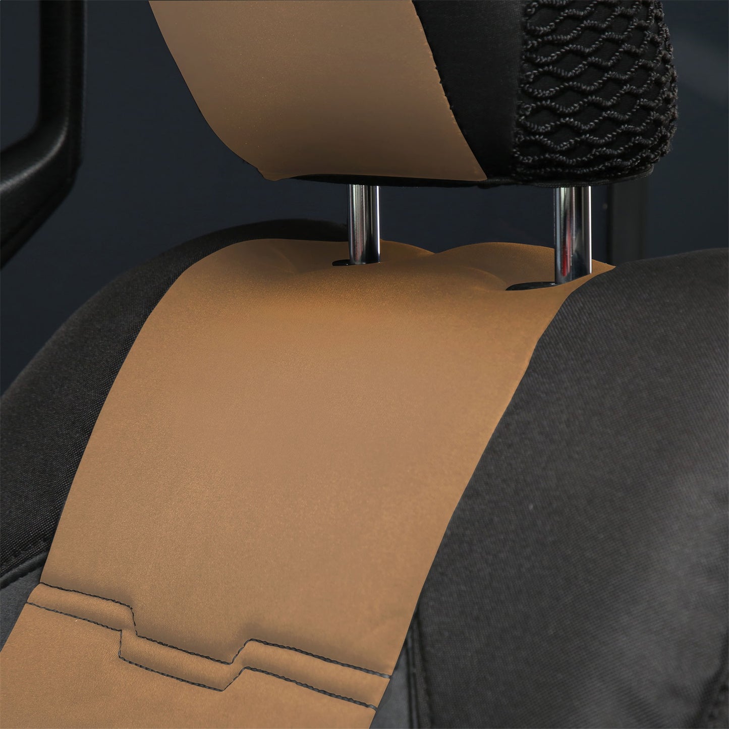 SMITTYBILT | Neoprene Seat Cover Set Front/Rear Tan Gen 2 2018-2020 Jeep Wrangler JL 3.6L 4 Door Only Smittybilt |577125