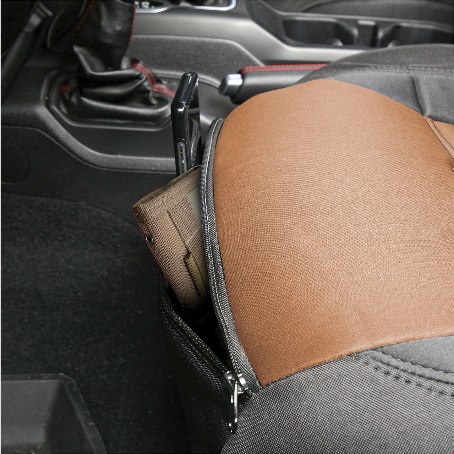 SMITTYBILT | Neoprene Seat Cover Set Front/Rear Tan Gen 2 2018-2020 Jeep Wrangler JL 3.6L 4 Door Only Smittybilt |577125