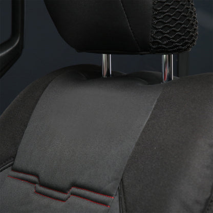 SMITTYBILT | Gen2 Neoprene Front and Rear Seat Cover Kit Black/Black 2020-2023 Jeep Gladiator Smittybilt |578101