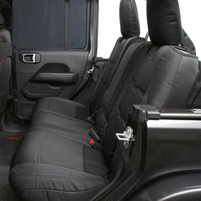 SMITTYBILT | Gen2 Neoprene Front and Rear Seat Cover Kit Black/Black 2020-2023 Jeep Gladiator Smittybilt |578101