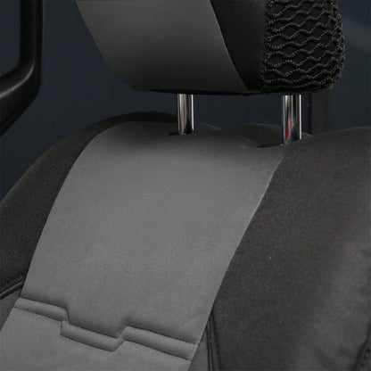 SMITTYBILT | Gen2 Neoprene Front and Rear Seat Cover Kit Charcoal/Black 2020-2023 Jeep Gladiator Smittybilt |578122