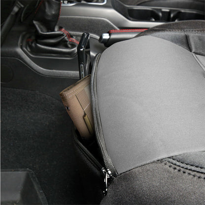 SMITTYBILT | Gen2 Neoprene Front and Rear Seat Cover Kit Charcoal/Black 2020-2023 Jeep Gladiator Smittybilt |578122