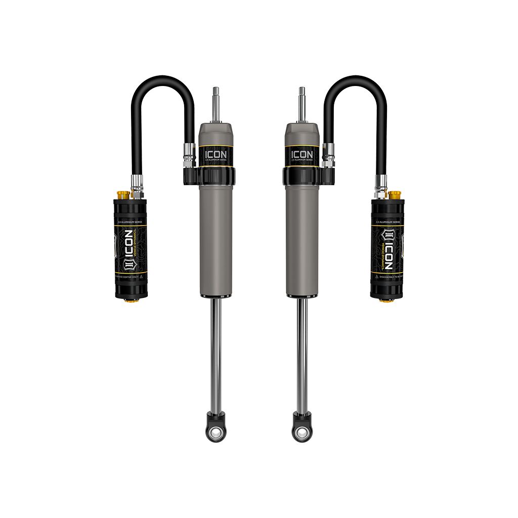 ICON VEHICLE DYNAMICS | 2022-2025 Toyota Tundra 0-1.5 Inch Lift 2023-2025 Sequoia 0-4 Inch Lift Rear V.S. 2.5 Aluminum Series Shock Absorbers Remote Reservoir W/ CDCV Pair Icon Vehicle Dynamics | 57840CP