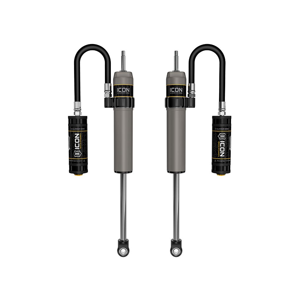 ICON VEHICLE DYNAMICS | 2022-2025 Toyota Tundra 0-1.5 Inch Lift/2023-2025 Sequoia 0-4 Inch Lift Rear V.S. 2.5 Aluminum Series Shock Absorbers Remote Reservoir Pair Icon Vehicle Dynamics | 57840P